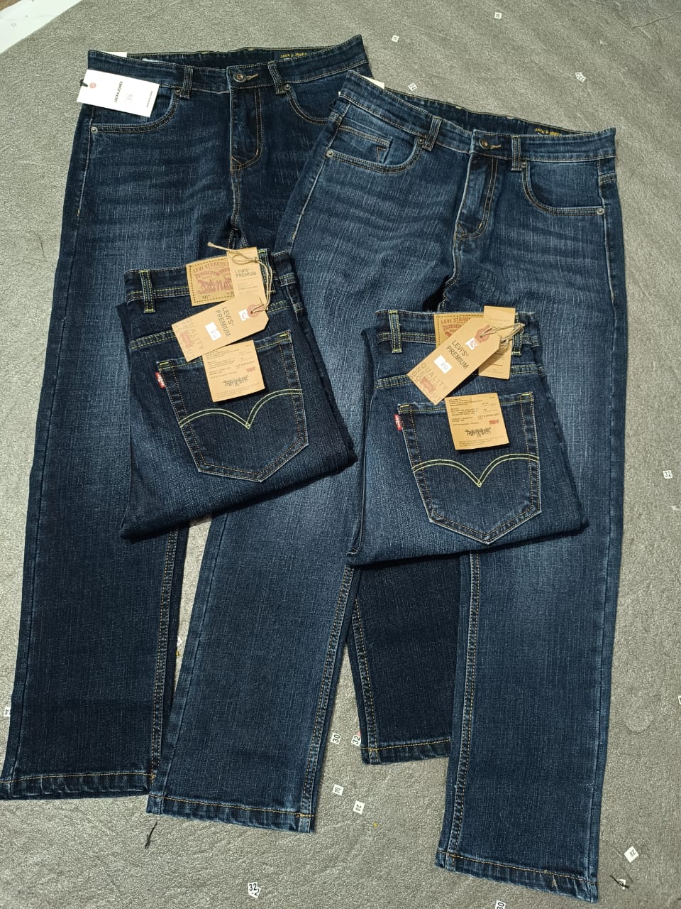 Dark Indigo Straight Fit Premium Jeans